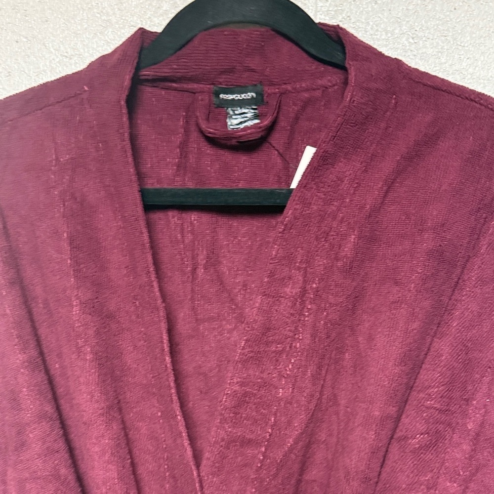 FashGudim Burgundy Robe - Picture 6 of 10